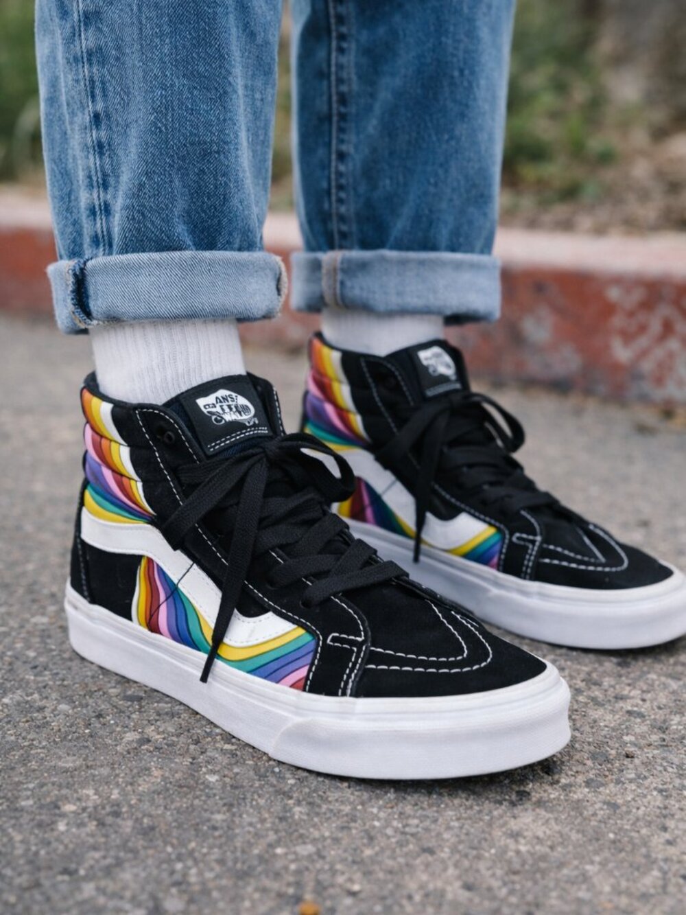 🪷 Vans High Top Lace Up Women's Sneakers